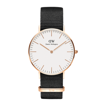 Daniel Wellington Classic 40 Cornwall Rose Gold & White Watch