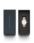 Daniel Wellington Iconic Link Lumine 32 Rose Gold & Silver White Watch