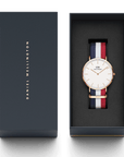 Daniel Wellington Classic 40 Cambridge Rose Gold & White Watch