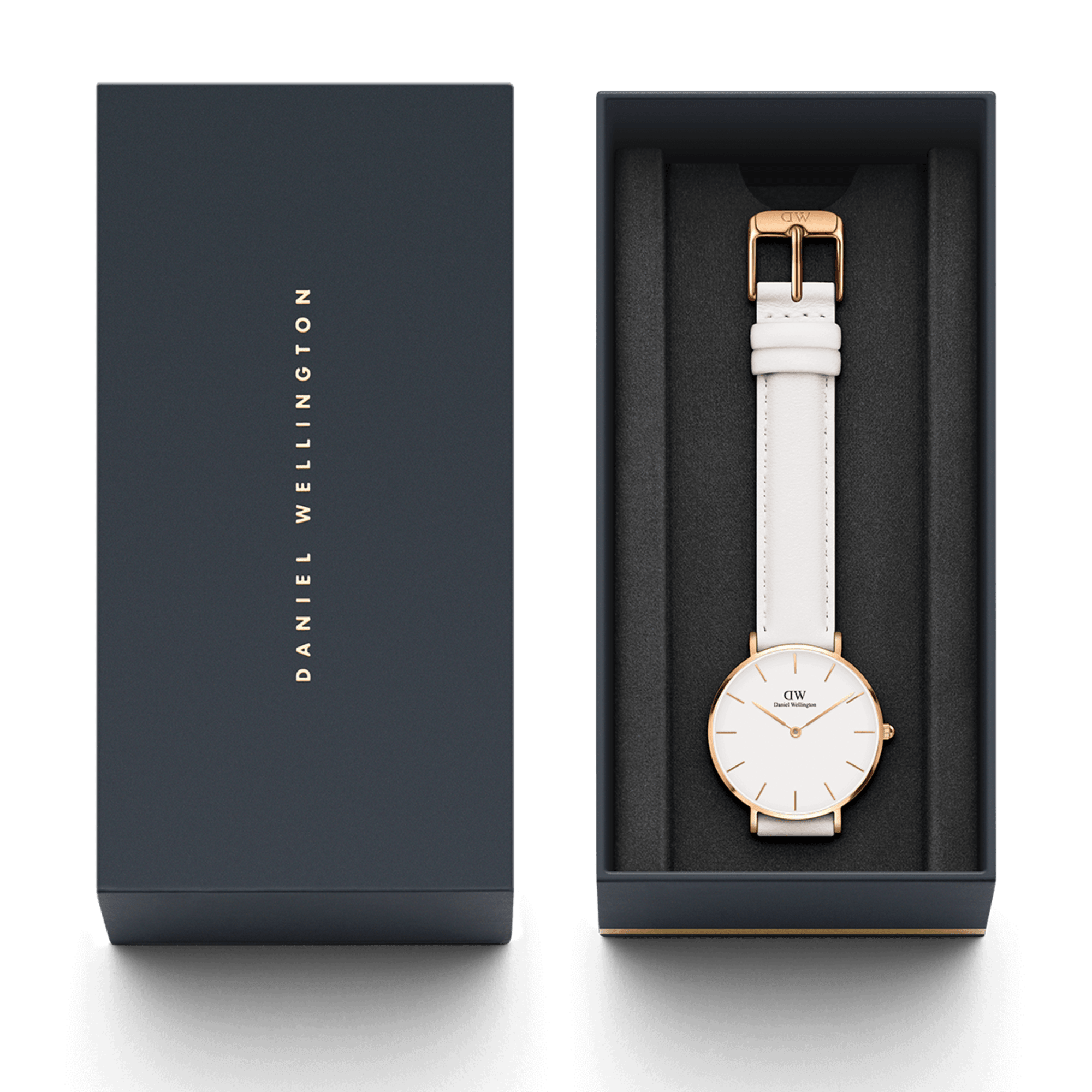 Daniel Wellington Petite 32 Bondi Rose Gold &amp; White Watch