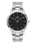 Daniel Wellington Iconic Link 36 Silver & Black Watch