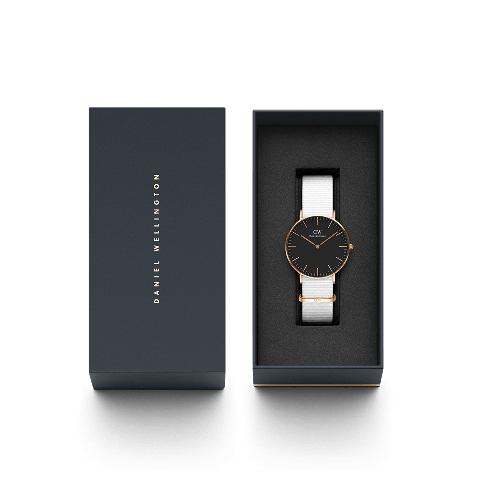 Daniel Wellington Classic 36 Dover Rose Gold &amp; Black Watch