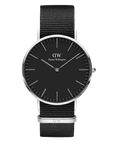 Daniel Wellington Classic 40 Cornwall Silver & Black Watch