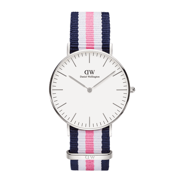 Daniel Wellington Classic 36 Southampton Silver & White Watch