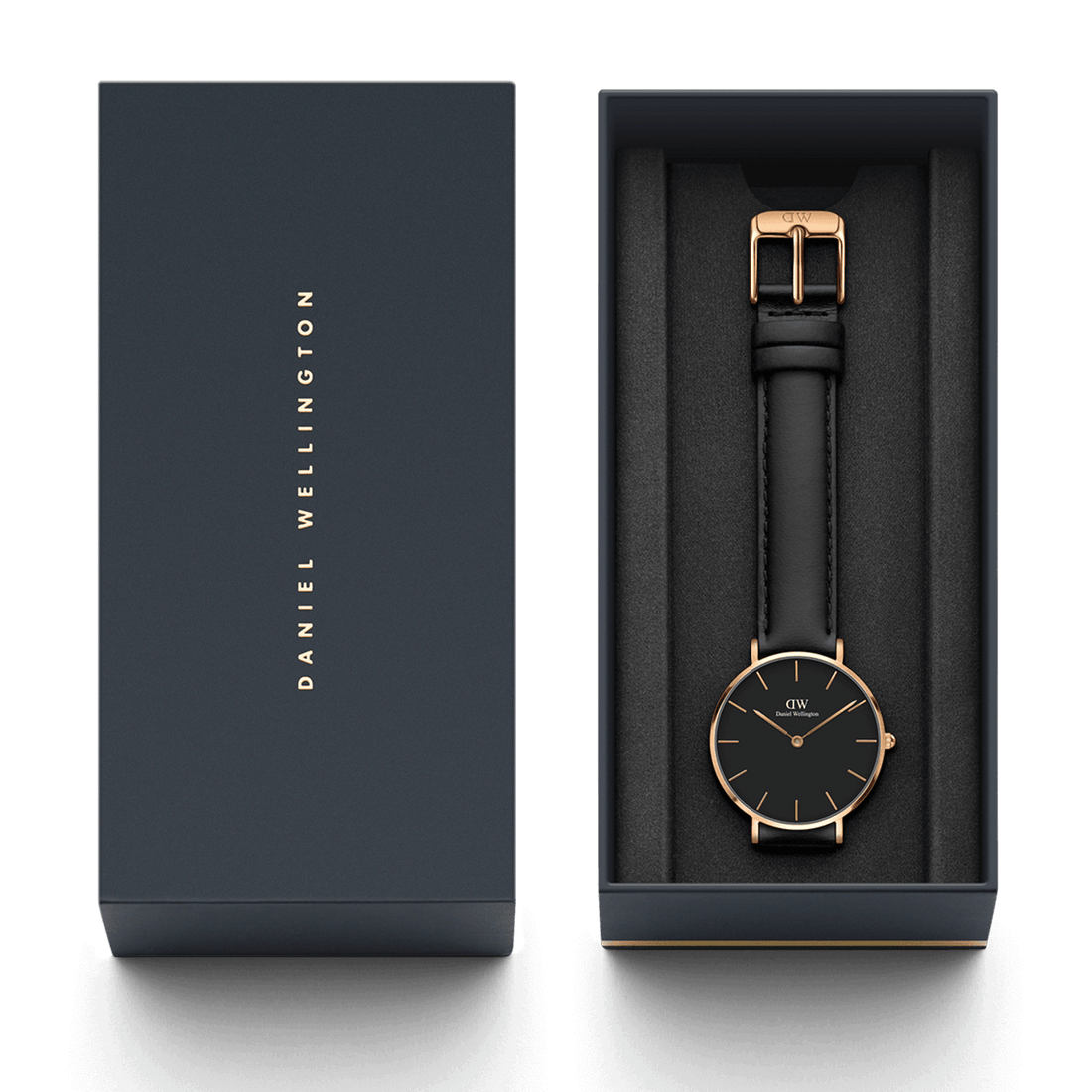 Daniel Wellington Petite 32 Sheffield Rose Gold & Black Watch