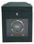 Wolf Brit Racing Green Single Watch Winder