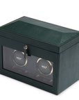 Wolf Brit Racing Green Double Watch Winder