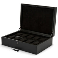 Wolf British Racing 10 Piece Watch Box Black