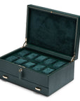 Wolf Brit Racing Green 10P W Draw Watch Box