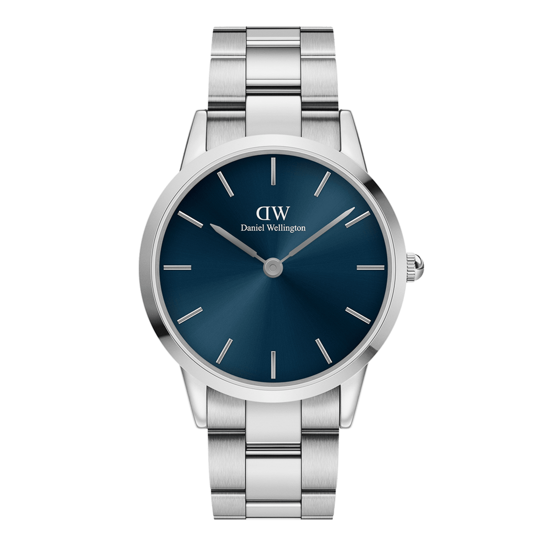 Daniel Wellington Iconic Link Arctic 40 Silver & Blue Watch