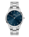 Daniel Wellington Iconic Link Arctic 40 Silver & Blue Watch