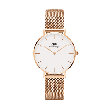 Daniel Wellington Petite 32 Melrose Rose Gold & White Watch