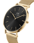 Daniel Wellington Classic 40 Evergold Gold & Onyx Watch