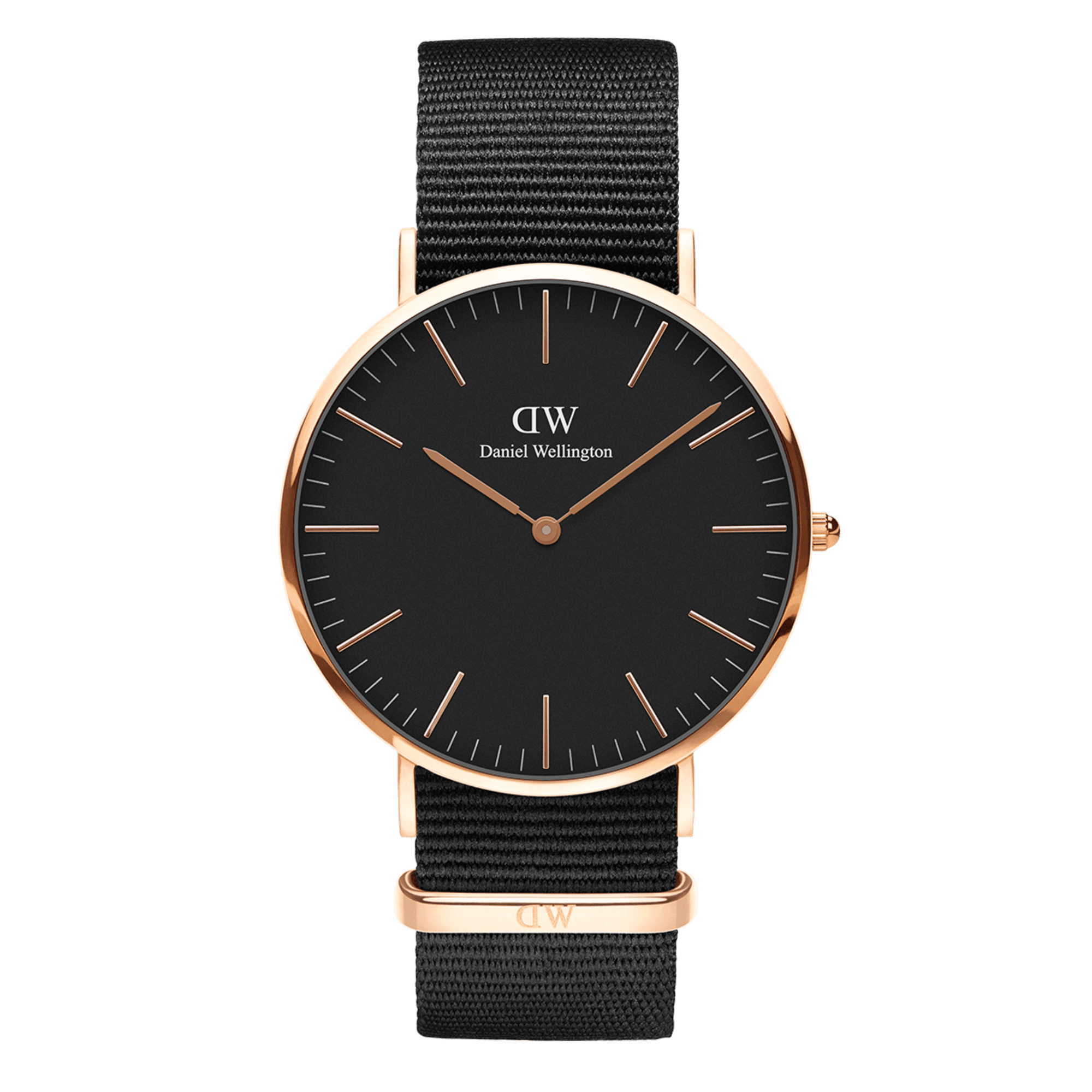 Daniel Wellington Classic 40 Cornwall Rose Gold &amp; Black Watch