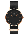 Daniel Wellington Classic 40 Cornwall Rose Gold & Black Watch