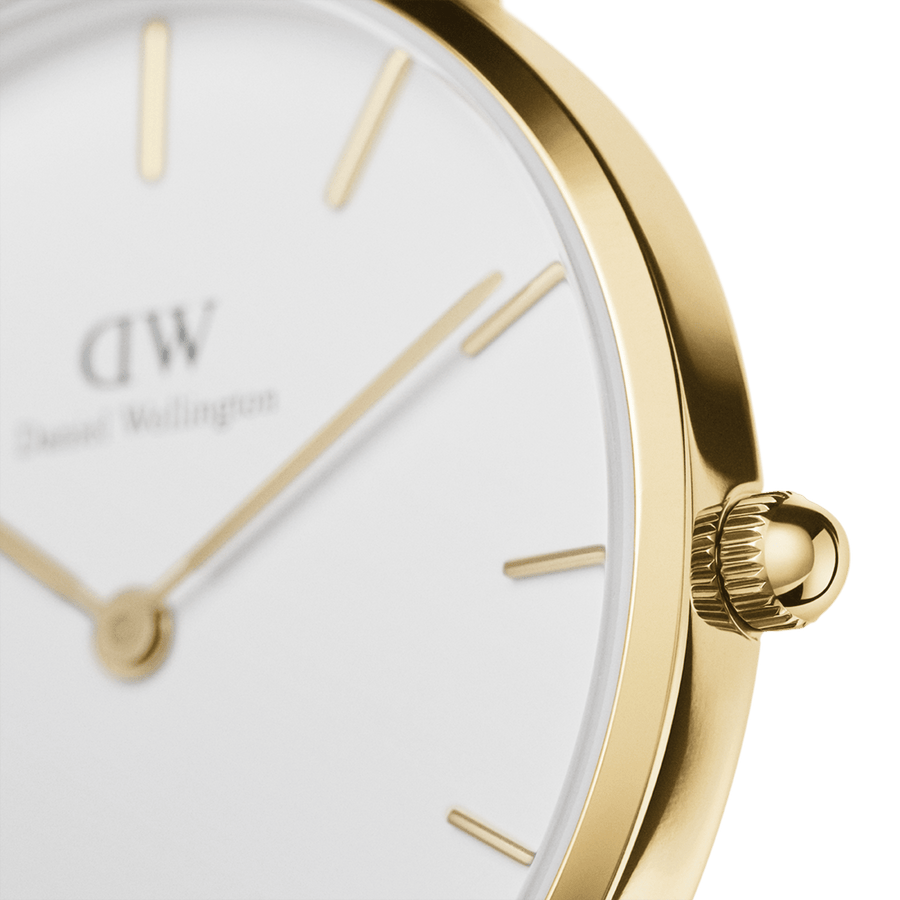 Daniel Wellington Petite 32 St Mawes Gold & White Watch