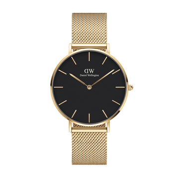 Daniel Wellington Petite 36 Evergold Gold & White Watch