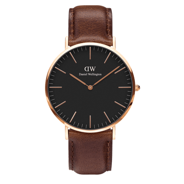 Daniel Wellington Classic 40 Bristol Rose Gold & Black Watch