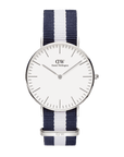 Daniel Wellington Classic 40 Glasgow Silver & White Watch