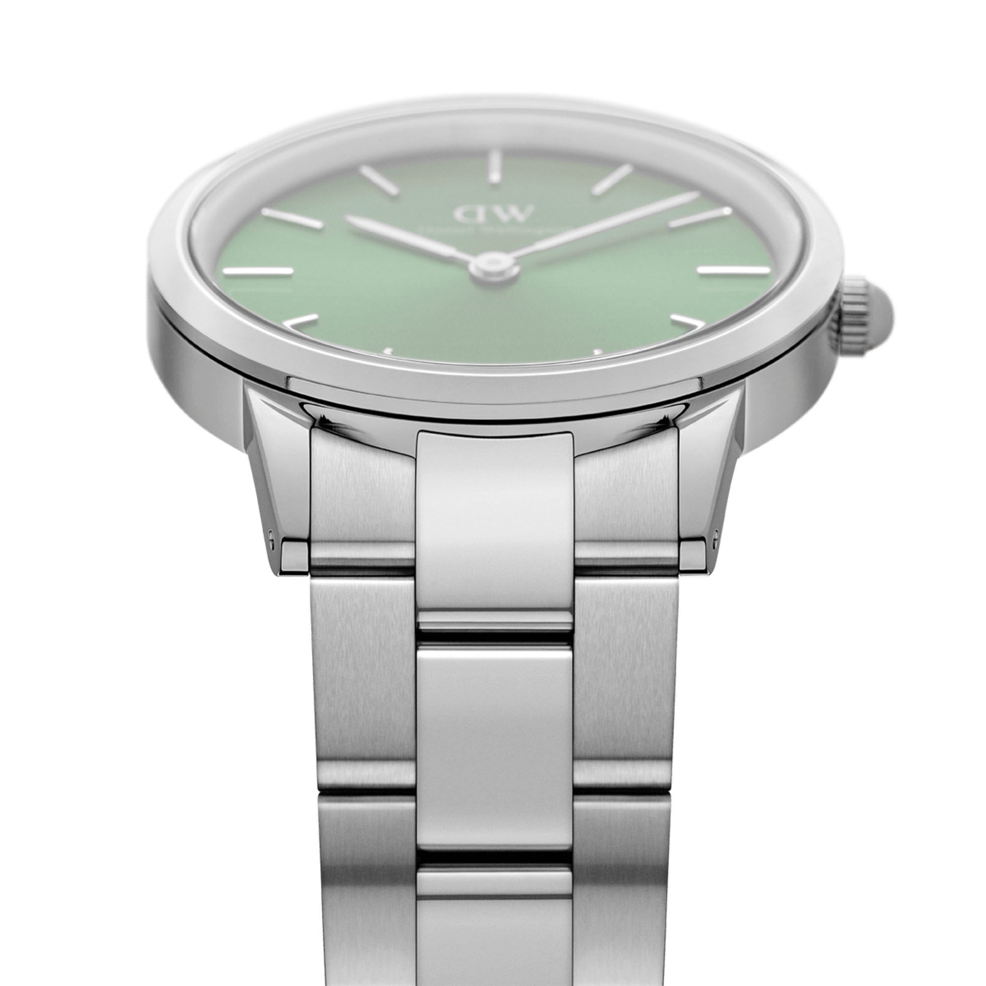 Daniel Wellington Iconic Link Emerald 40 Silver &amp; Green Watch