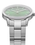 Daniel Wellington Iconic Link Emerald 40 Silver & Green Watch