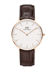 Daniel Wellington Classic 40 York Rose Gold & White Watch