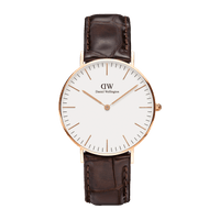 Daniel Wellington Classic 40 York Rose Gold & White Watch