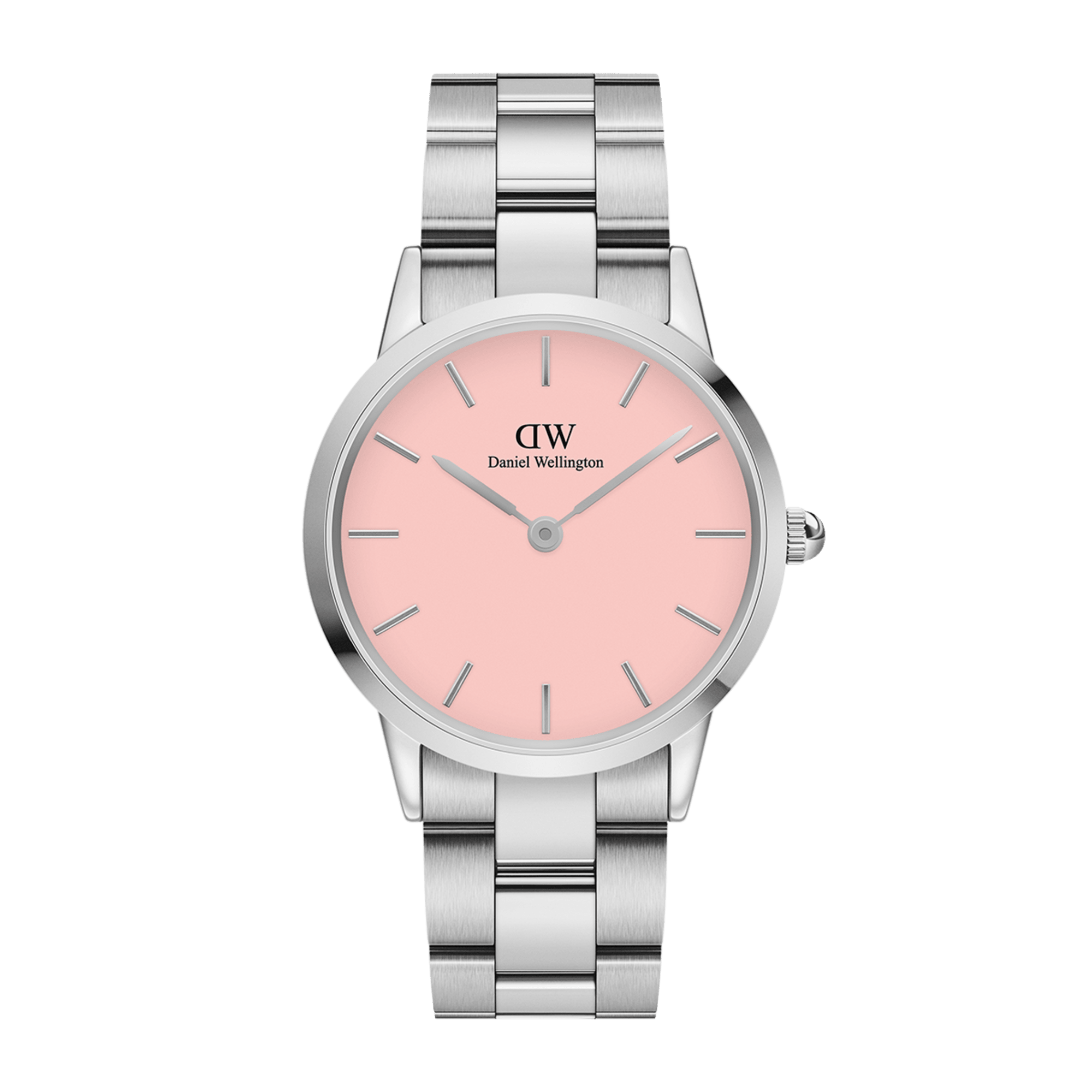 Daniel Wellington Iconic Link 28 Silver &amp; Blush Watch