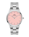 Daniel Wellington Iconic Link 28 Silver & Blush Watch