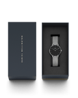 Daniel Wellington Petite 32 Silver & Black Watch