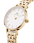 Daniel Wellington Petite 28 5-Link Gold & White Watch