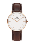 Daniel Wellington Classic 40 Bristol Rose Gold & White Watch