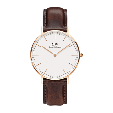 Daniel Wellington Classic 40 Bristol Rose Gold & White Watch