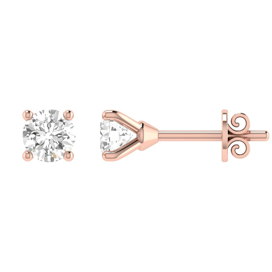 PRIMA 9CT 4-CLAW DIAMOND STUDS