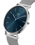 Daniel Wellington Classic 40 Sterling Silver Arctic Watch