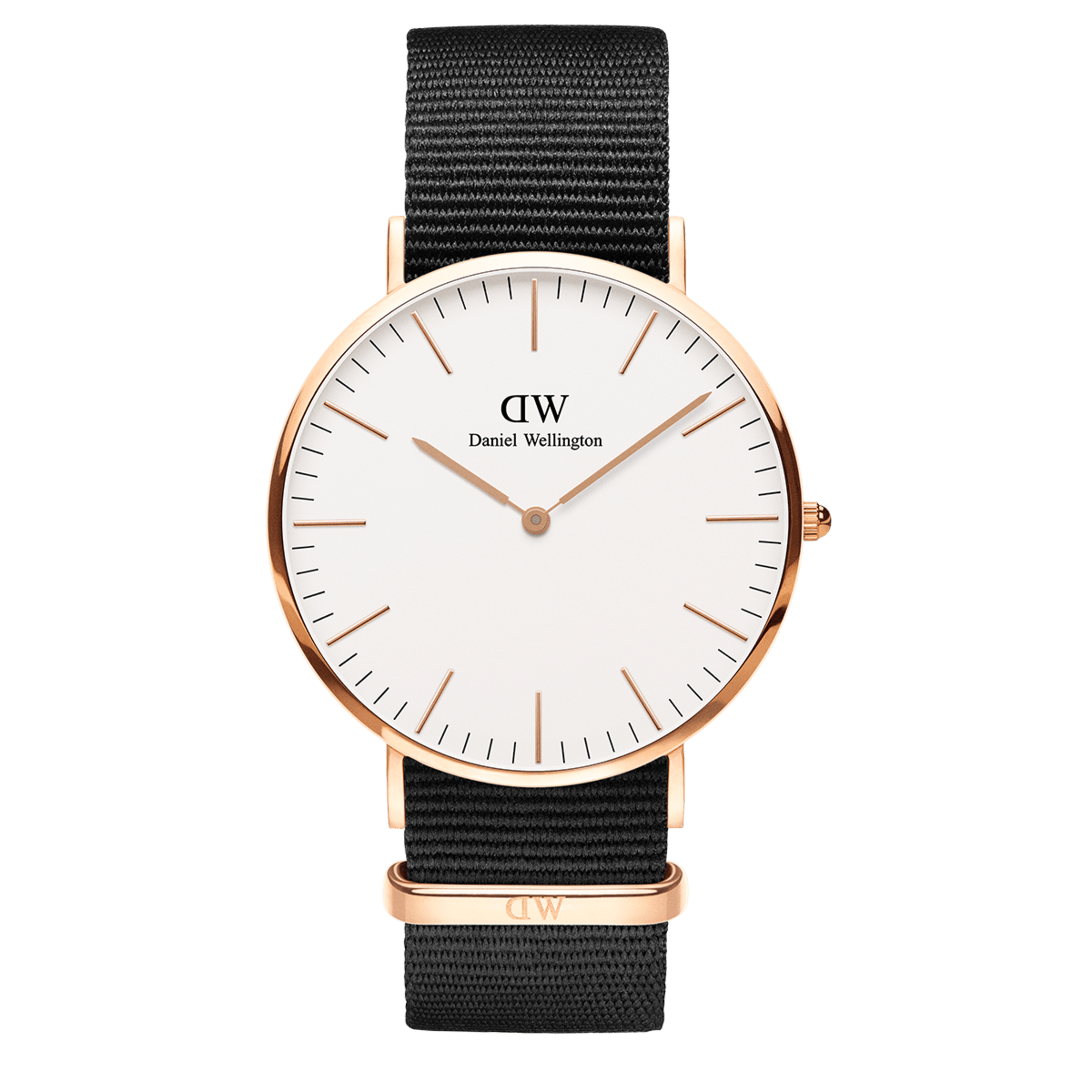 Daniel Wellington Classic 40 Cornwall Rose Gold &amp; White Watch