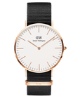 Daniel Wellington Classic 40 Cornwall Rose Gold & White Watch