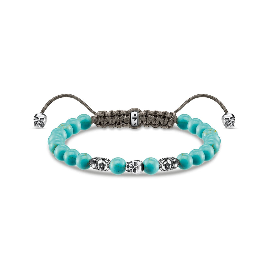 THOMAS SABO Bracelet Turquoise Skull