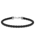 Thomas Sabo Leather Bracelet Black