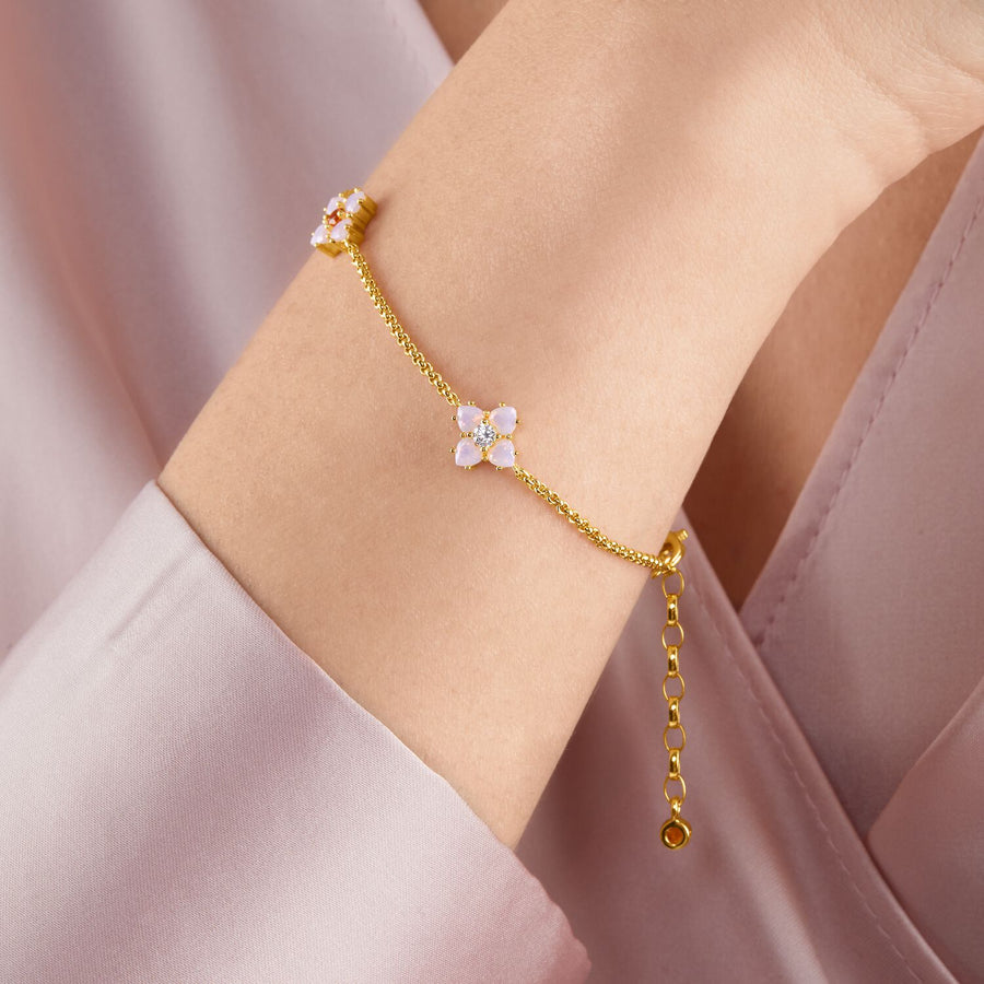 Thomas Sabo Bracelet Flower Gold