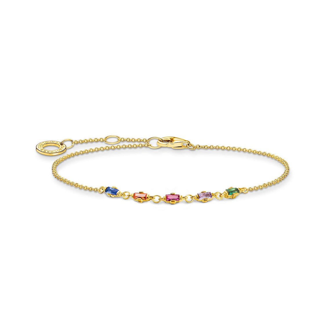 Thomas Sabo Bracelet Colourful Stones Gold