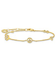 Thomas Sabo Bracelet With Symbols Gold