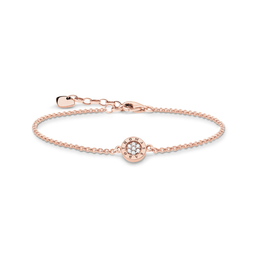 Thomas Sabo Bracelet classic pave rose gold