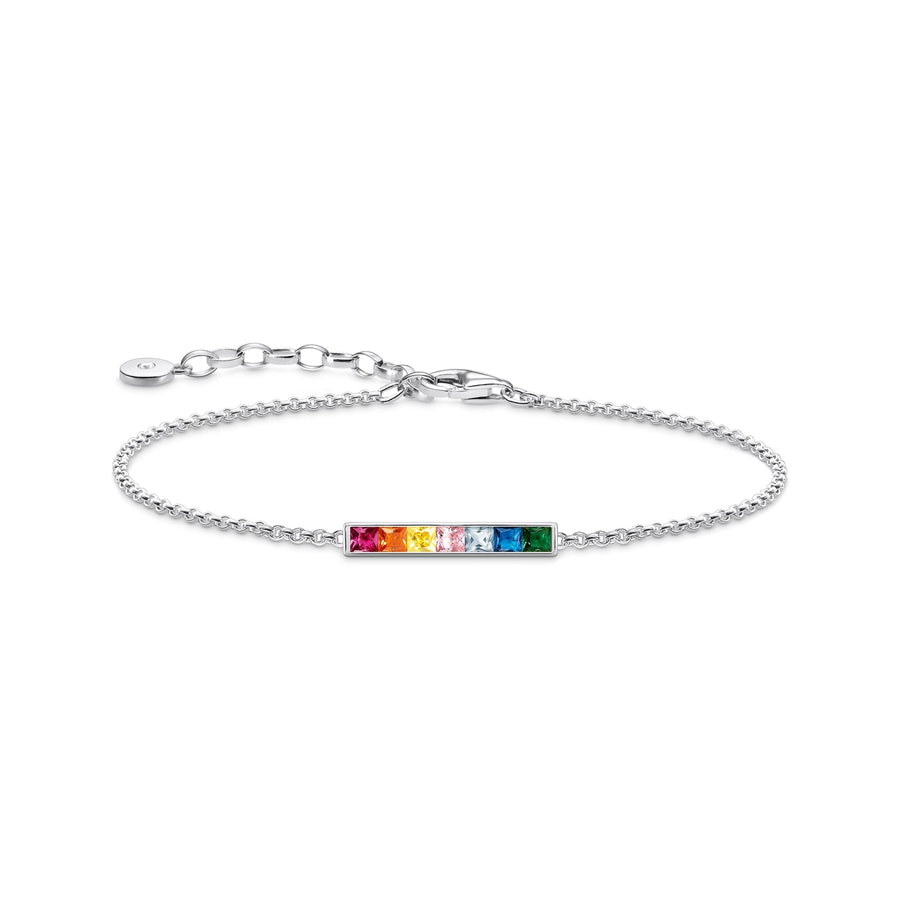 THOMAS SABO Bracelet colourful stones silver