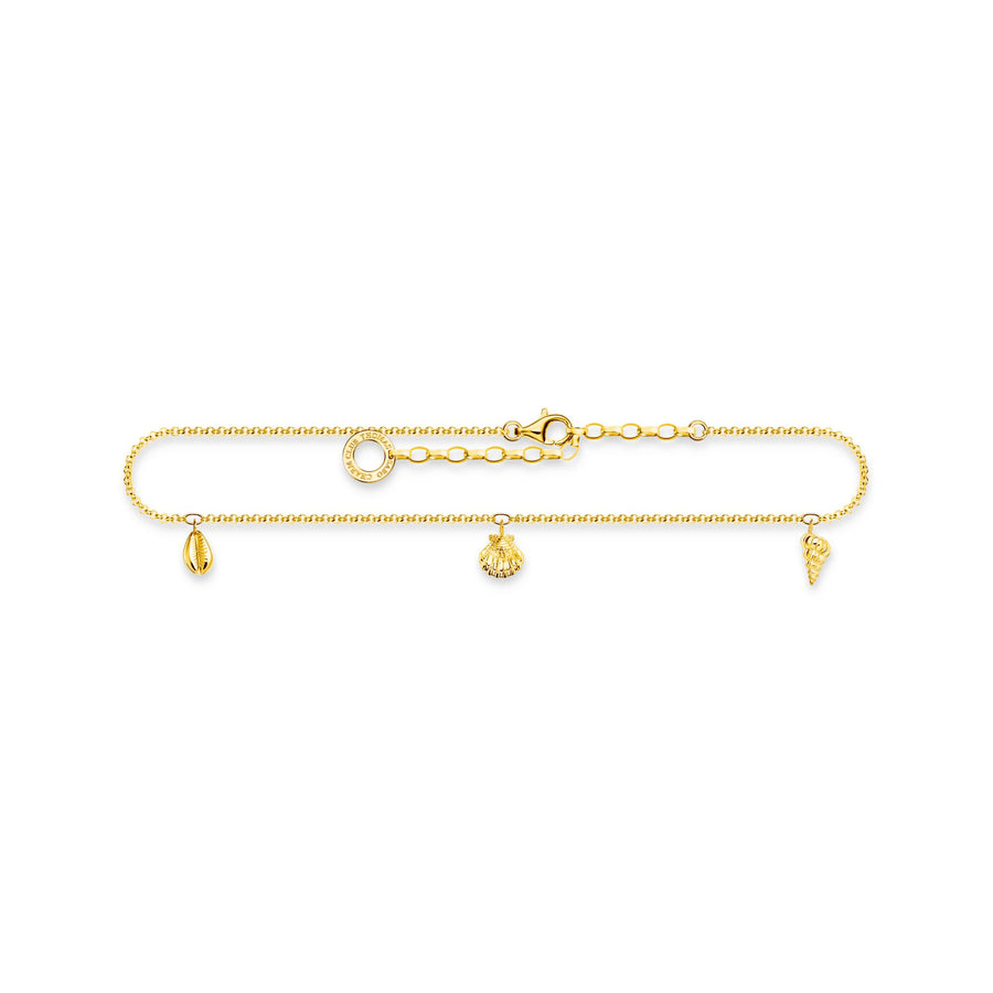 THOMAS SABO Anklet Shells Gold