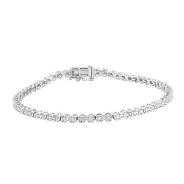 9CT ADELAIDE DIAMOND TENNIS BRACELET