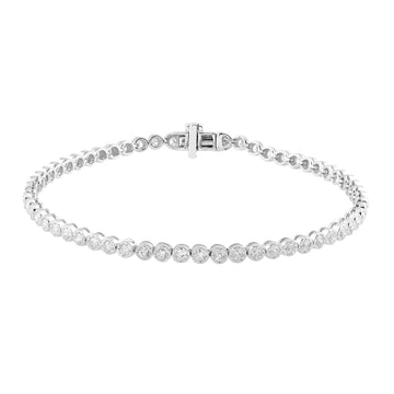 9CT BOSTON DIAMOND TENNIS BRACELET