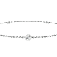 9CT MELODY DIAMOND BRACELET