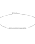 9CT ALTHEA DIAMOND BAR BRACELET