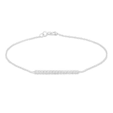 9CT ALTHEA DIAMOND BAR BRACELET